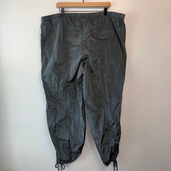 Wild Fable Women's Drawstring Parachute Pants Dark Green Size XXL - Picture 6 of 8